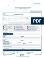 Formulaire - Renseignement Professionnel Etax-V4.0