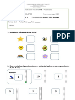 EVALUACION MATEMATICAS Alonso Jerez