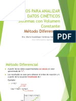 Métodos para Analizar Datos Cinéticos - Diferencial