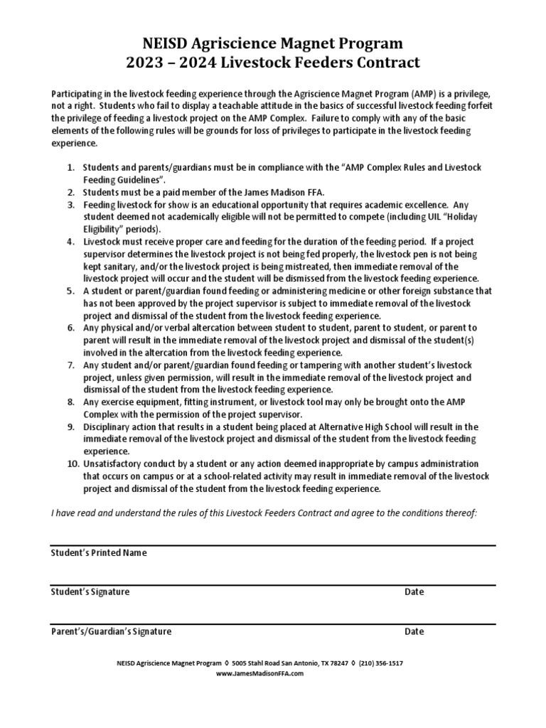 Livestock Feeders Contract Revisedmarch2023 PDF
