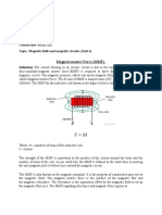 Study About Magnetic Fields