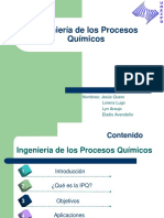 Ingeniería de Los Procesos Químicos: Nombres: Jesús Quero Lorena Lugo Lyn Araujo Eladio Avendaño