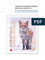 Test Bank For Essentials of The Living World 6th Edition George Johnson Jonathan Losos