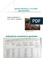 Modelo Agroexportador 1. Historia Argentina II