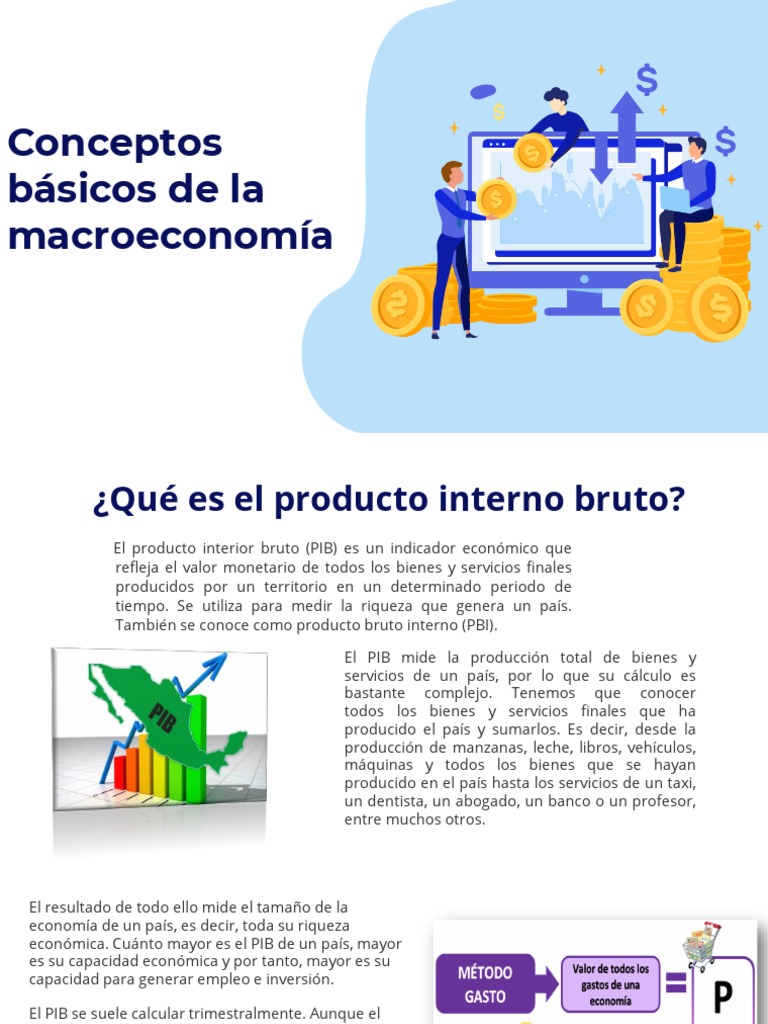 Conceptos Clave de Macroeconomía | PDF | Producto Interno Bruto ...