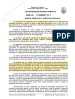 SEMINARIO 6 (Unidad 4) - Gestión Ambiental de Efluentes y Residuos Sólidos