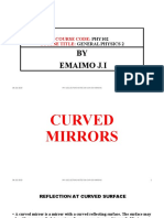 Phy 102 (2) Curved Mirrors - 075230