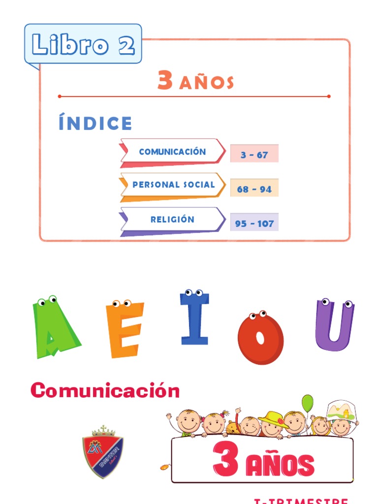 Actividades Educativas para Niños de 3 Años | PDF