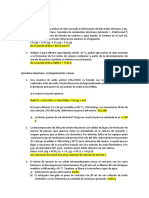 Ejercicios de Examen Gases Termoquímica Soluciones