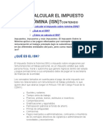 Manual para La Declaracion y Pago de Isn 1 | PDF | Salario | Bancos
