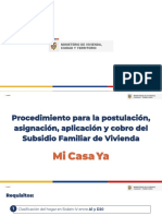 Presentación Nuevo Esquema Operativo Mi Casa Ya