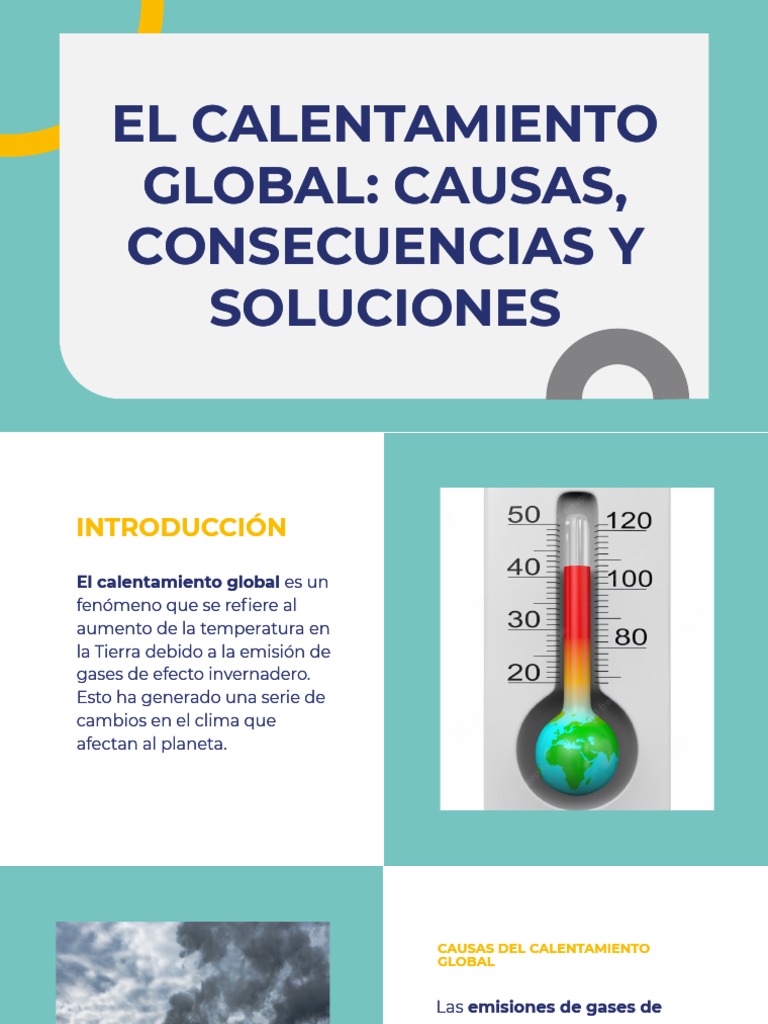 Causas y Consecuencias del Calentamiento Global | PDF | Salud y ...