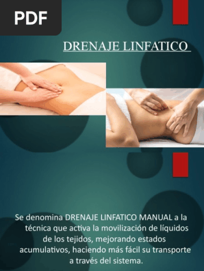 Drenaje Linfatico PDF Sistema linfatico Musculo