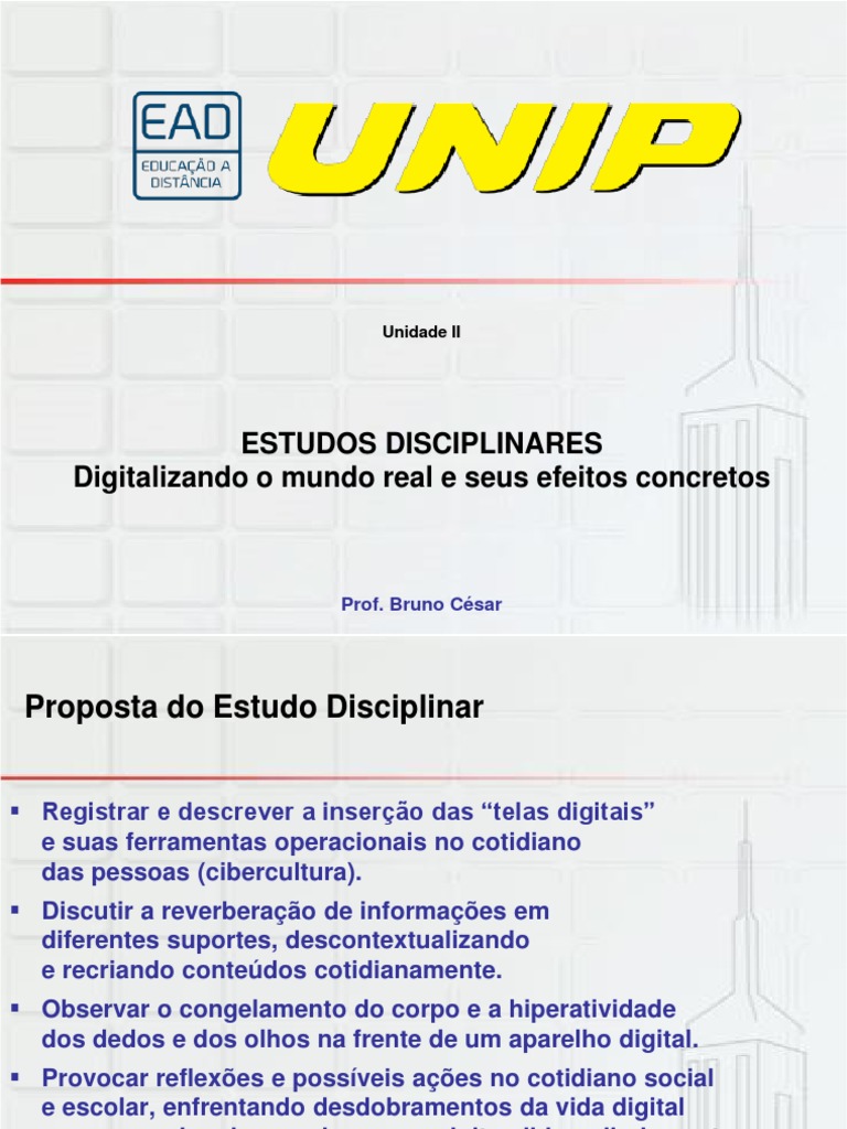 Slides de Aula - Unidade II | Download grátis PDF | Rede mundial de ...