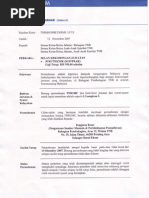 Memorandum Jawatan Kosong