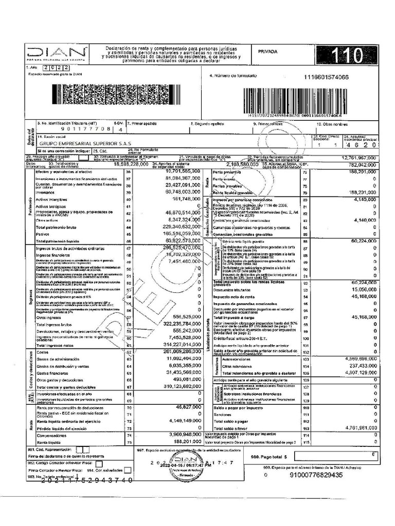 Declaraciones de Renta GES PDF