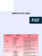 1-Psikolojiye Giriş