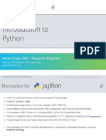 1 - Introduction To Python