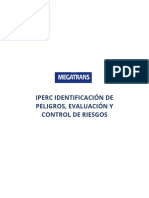 Iperc Identificación de Peligros