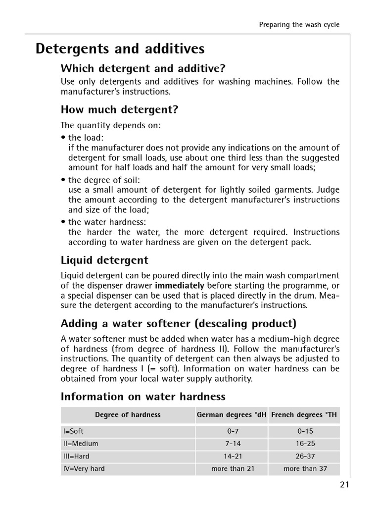 Detergents and Additives Which Detergent and Additive? PDF