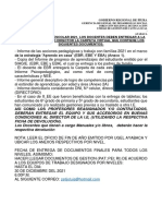 Entrega de Documentos de Fin de Año 2021