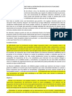 Guía Federal de Orientaciones para La Intervención Educativa en Situaciones Complejas Relacionadas Con La Vida Escolar