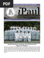 Download iPaul no15 - Saint Paul Scholasticate Newsletter by Barnabite ePublications SN65434536 doc pdf