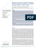 Symptoms of Persistent Complex Bereavement Disorder, Depression, and PTSD in A Conjugally Bereaved Sample: A Network Analysis