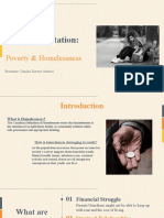 Danika Surkari - Social Issues - Poverty and Homelessness
