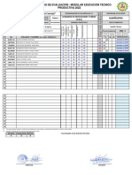 Acta de Evaluacion Modulo Ii