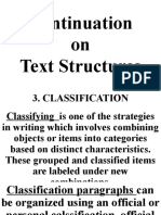 Continuation On Text Structures