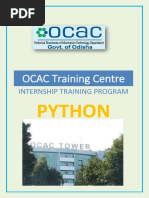 Internship Training Programs-Python