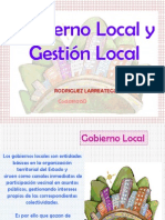 Gobierno Local y Gestion Local