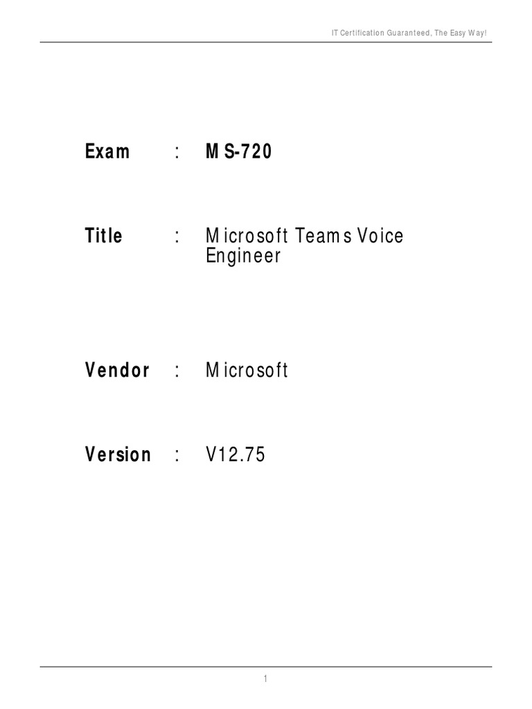 MS-720 V12.75 - Training Guide | PDF | Computer Network | Active Directory