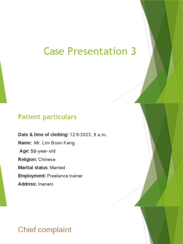 Case Presentation 3 PDF