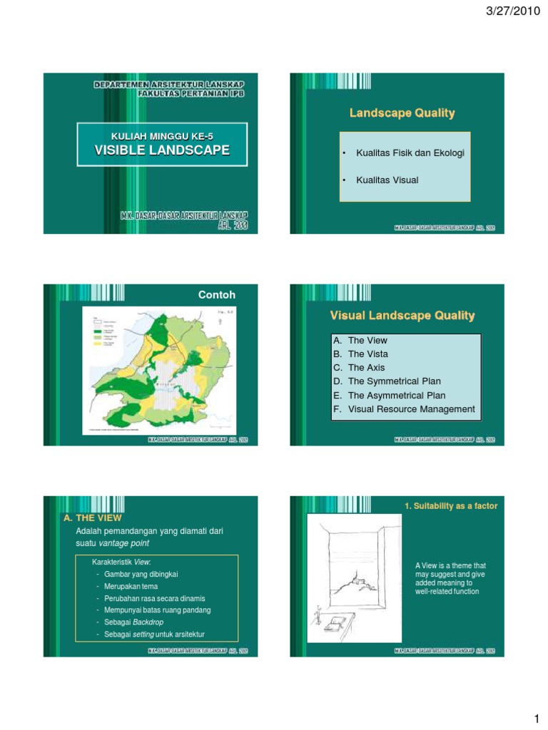 Landscape Quality and Design Elements | PDF | Art