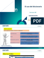 Semana 8 - Uso Del Diccionario