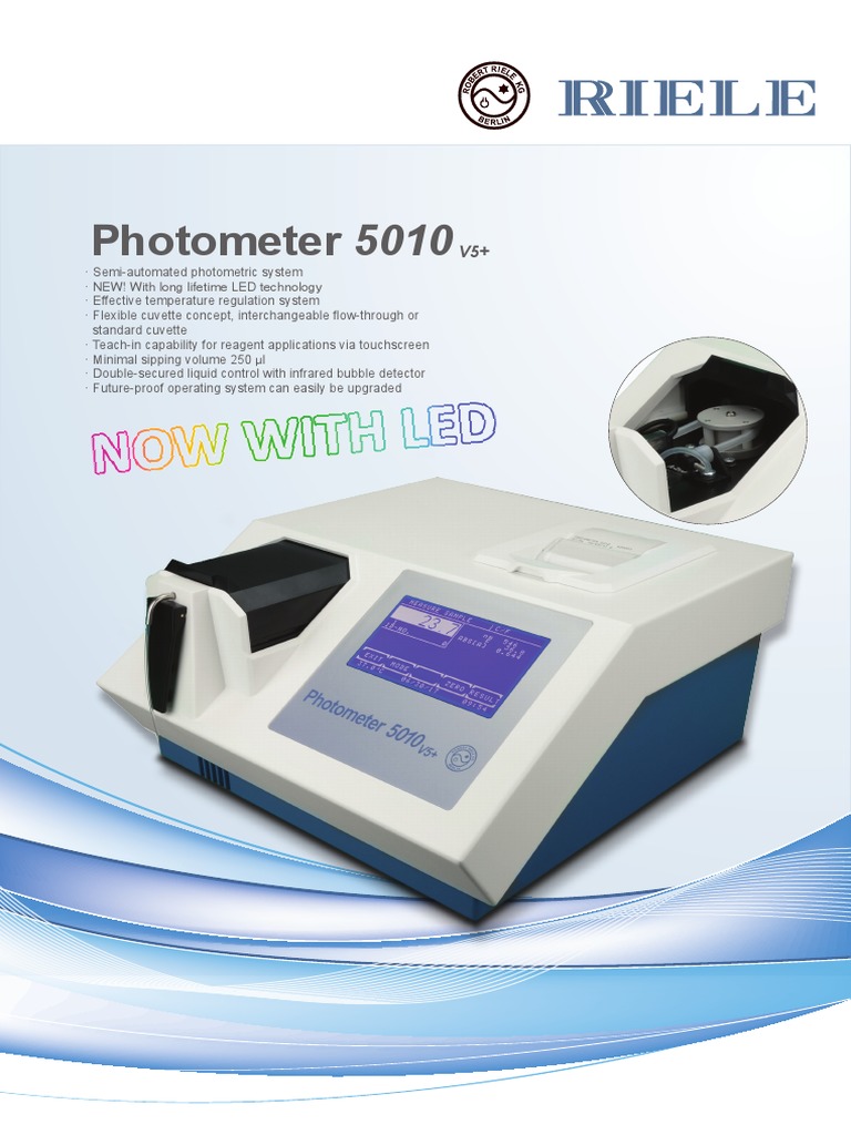Photometer 5010 V5+ Features & Specs | PDF | Touchscreen ...