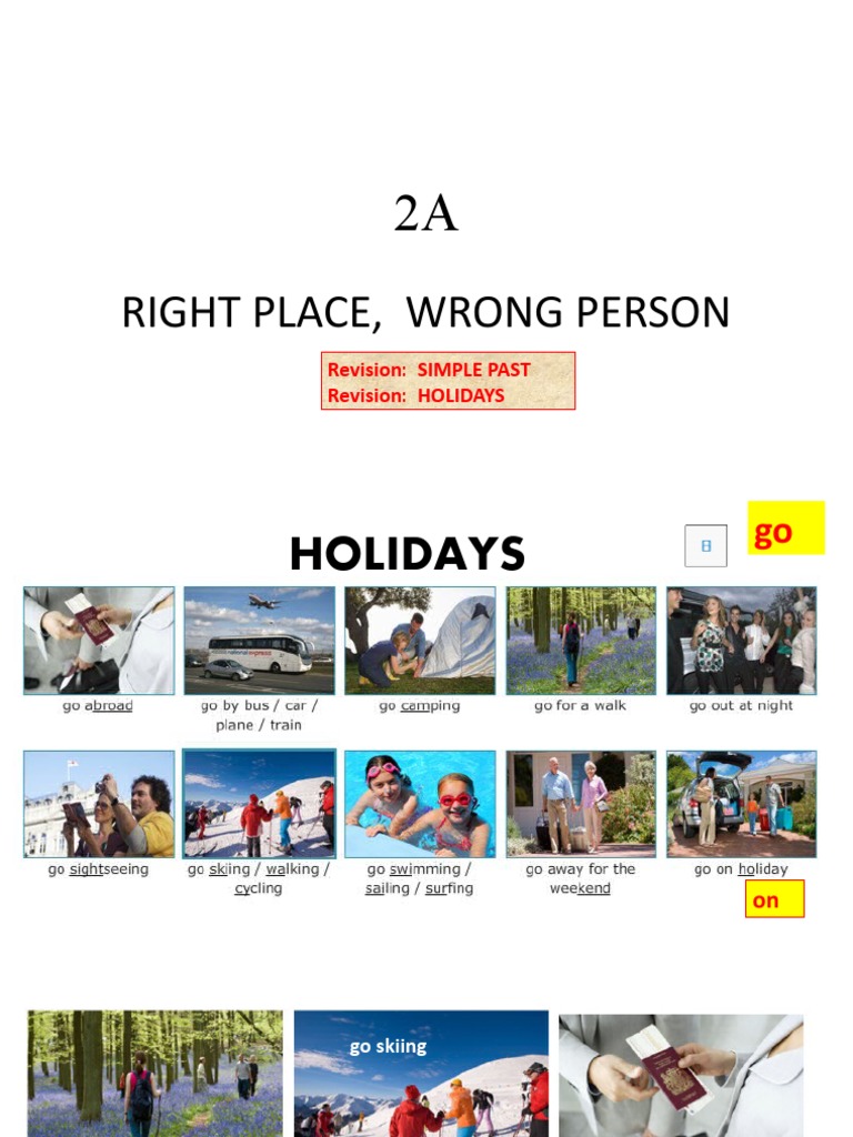 Holiday Disasters: Right Place, Wrong Person | PDF
