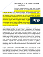 Nuevos y Viejos Movimientos Sociales en Perspectiva Histórica (Tema Exposicion)