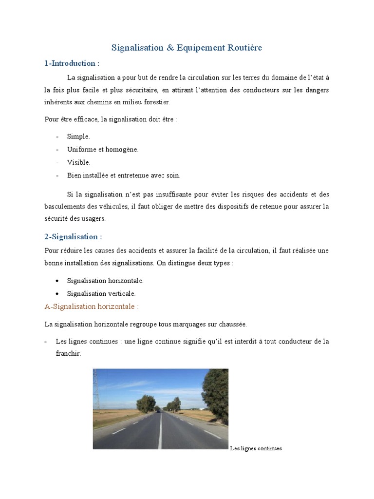 Guide de Signalisation Routière | PDF | Transport routier | Transport ...