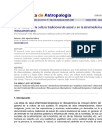 El Temazcal en La Cultura Tradicional de Salud y en La Etnomedicina Mesoamericana