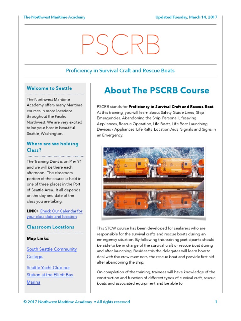 PSCRB Course PDF Shipping Watercraft