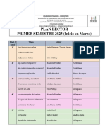 Plan Lector Primer Semestre 2023