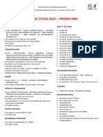 Lista de Útiles 2023 S1