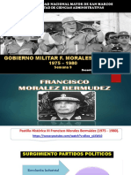 Semana 9 - Gobierno Militar F. Morales Bermudez 1975 - 1980 DR Quiroz 2023 Unmsm