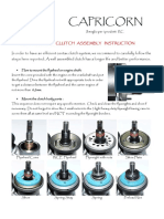 Assembly Instructions Capricorn WCE Clutch