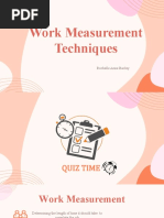 7.work Measurement Techniques