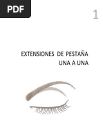 Manual de Extensiones de Pestañas | PDF | Ojo humano