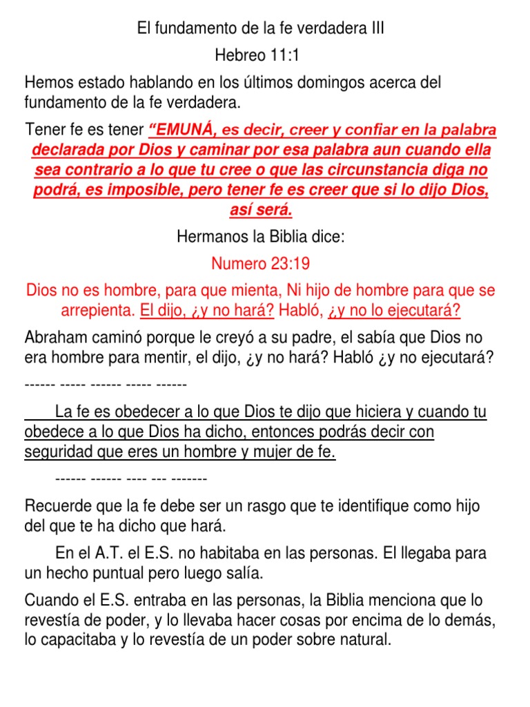 El Fundamento de La Fe Verdadera IV | PDF | Moisés | Dios